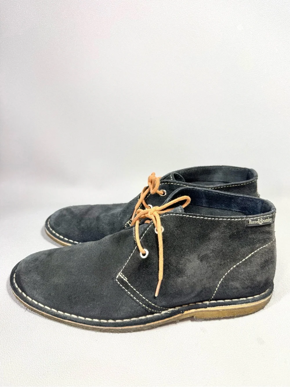 Russell & Bromley Men’s Navy Chukka Boots Handmade in England